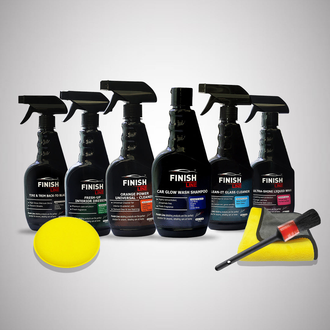 Finish line Car Care Kit 9 in 1