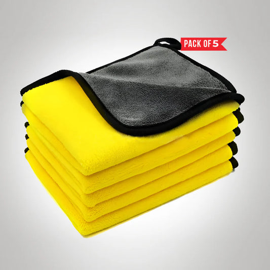 Finish line Microfiber Towel 600 GSM 40 X 40 Pack of 5