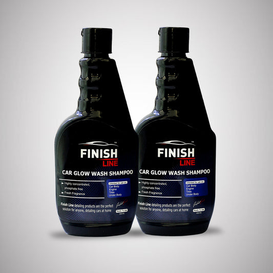 Finish line Car Glow Wash shampo 450 ML (Pack of 2)